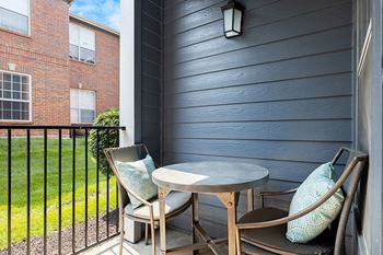 Private patios or balconies with storage closet in every unit